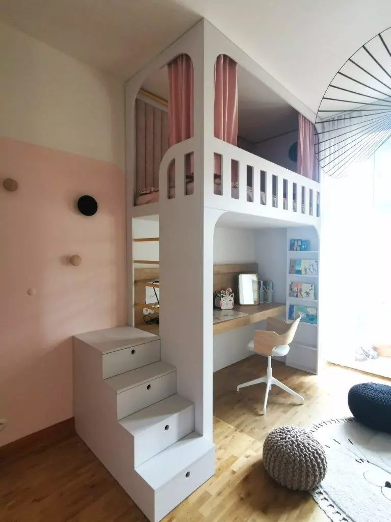 pokój dla dziewczynek | nowaconcept - architekt wnętrz Wrocław