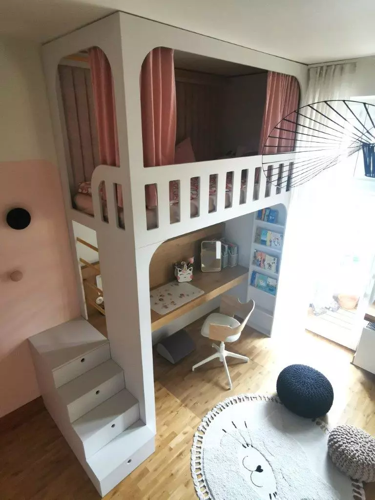 pokój dla dziewczynek | nowaconcept - architekt wnętrz Wrocław